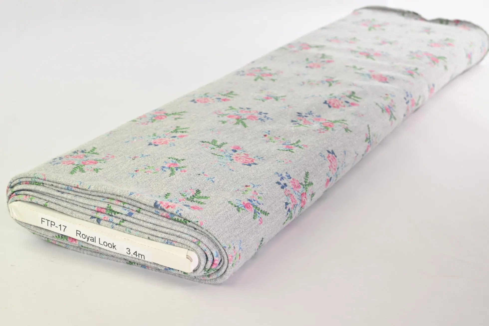 French terry – Linen Rose Meadow