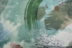 French terry – Misty Forest Strokes