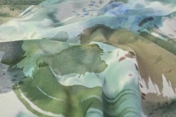 French terry – Misty Forest Strokes
