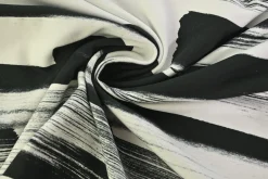 French terry – Monochrome Brushstrokes