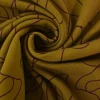French terry – Mustard Line Florals