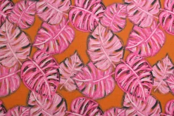 French terry – Pink Tropic Sunset