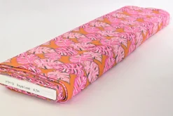 French terry – Pink Tropic Sunset