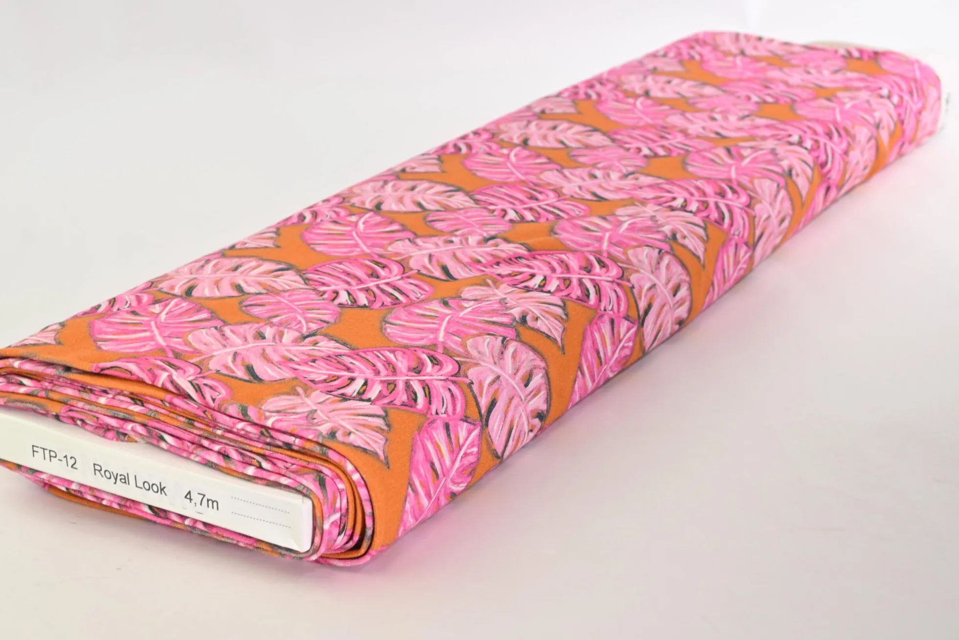 French terry – Pink Tropic Sunset