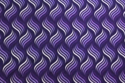 French terry – Purple wavy