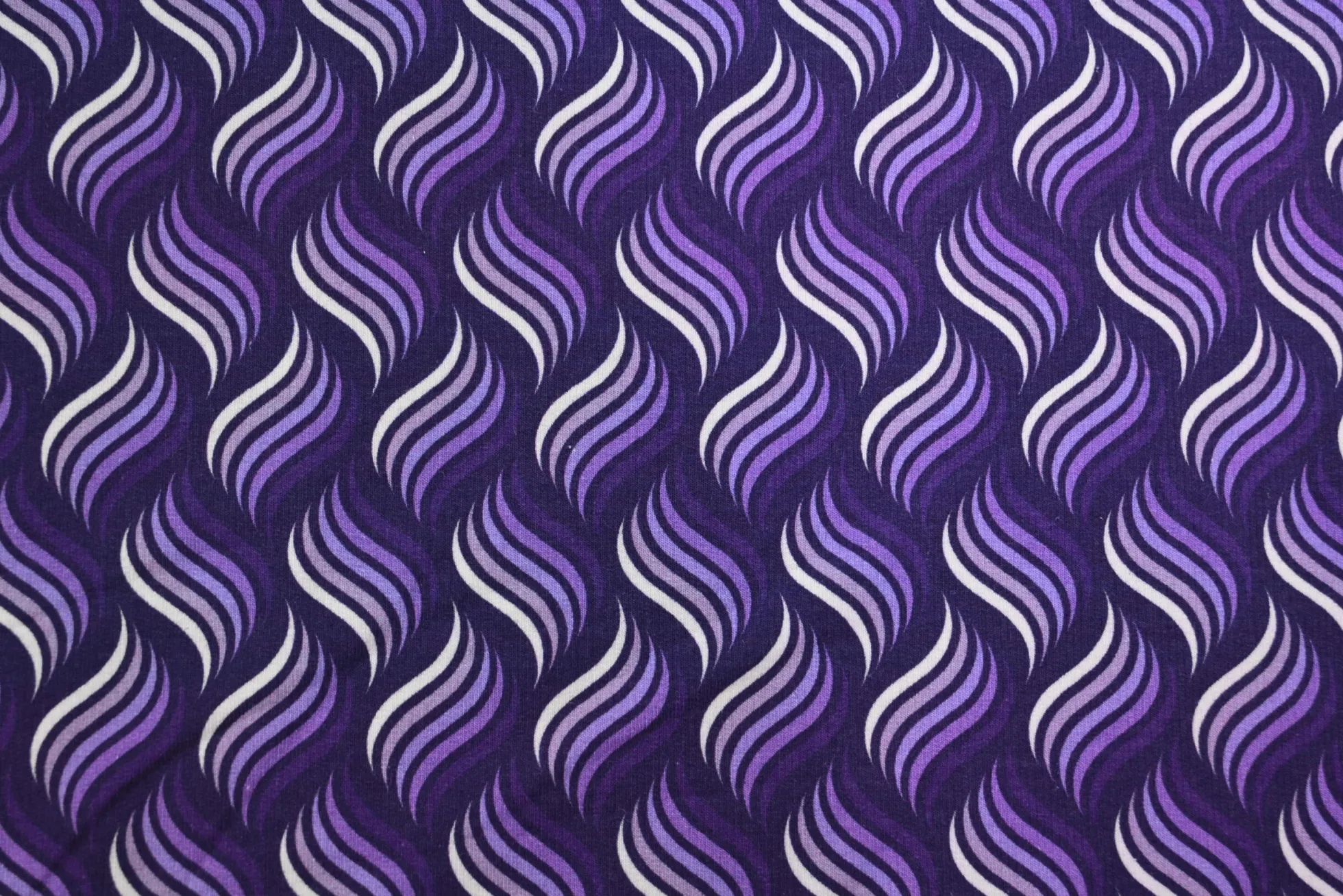 French terry – Purple wavy