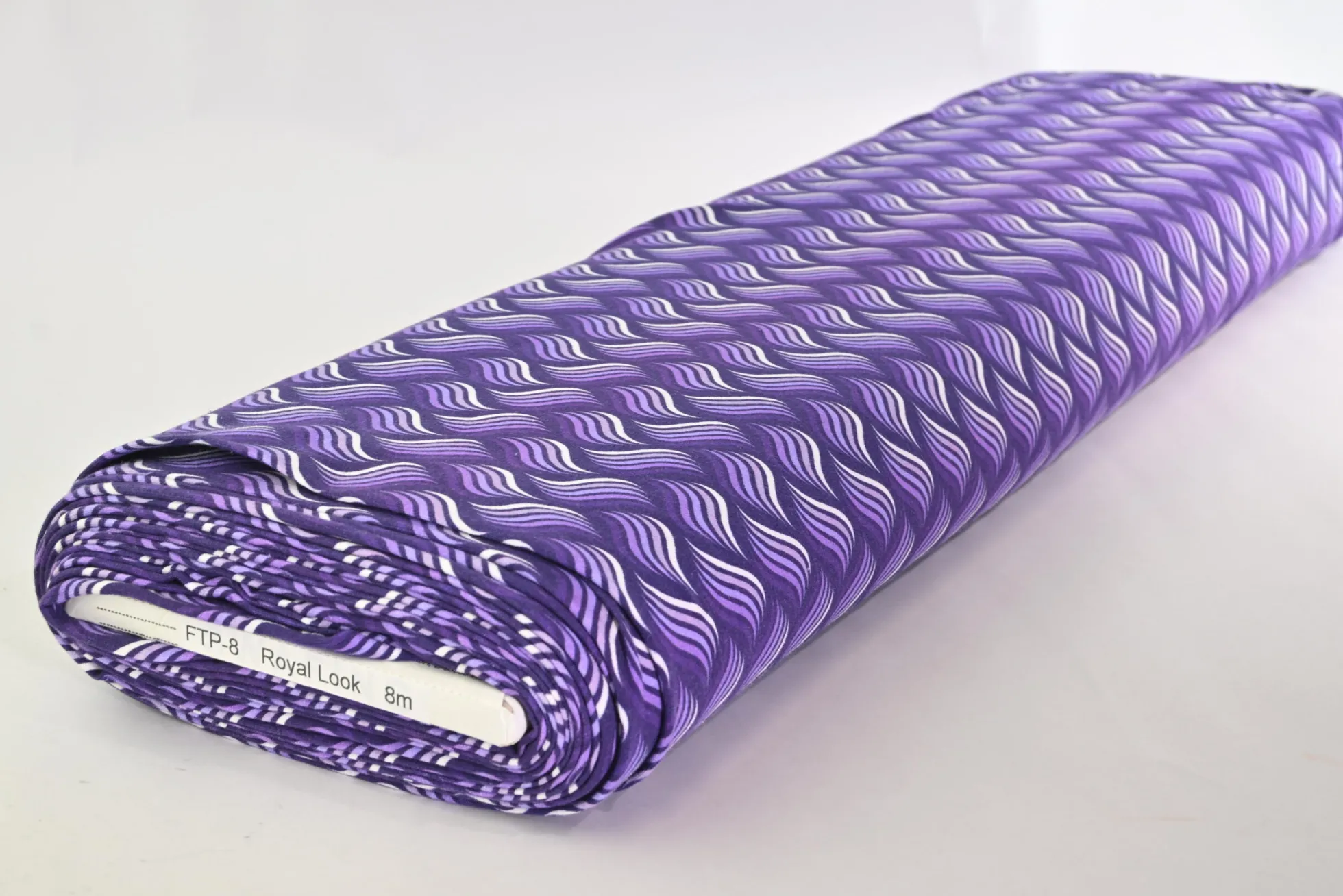 French terry – Purple wavy