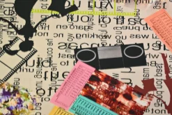 French terry – Retro Cinema Collage
