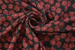 French terry – Scarlet Berry Night