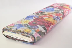 French terry – Vintage Painted Blooms