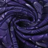 French terry – Violet Paisley Petals