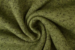 Gebreide sweaterstof – Groen melange