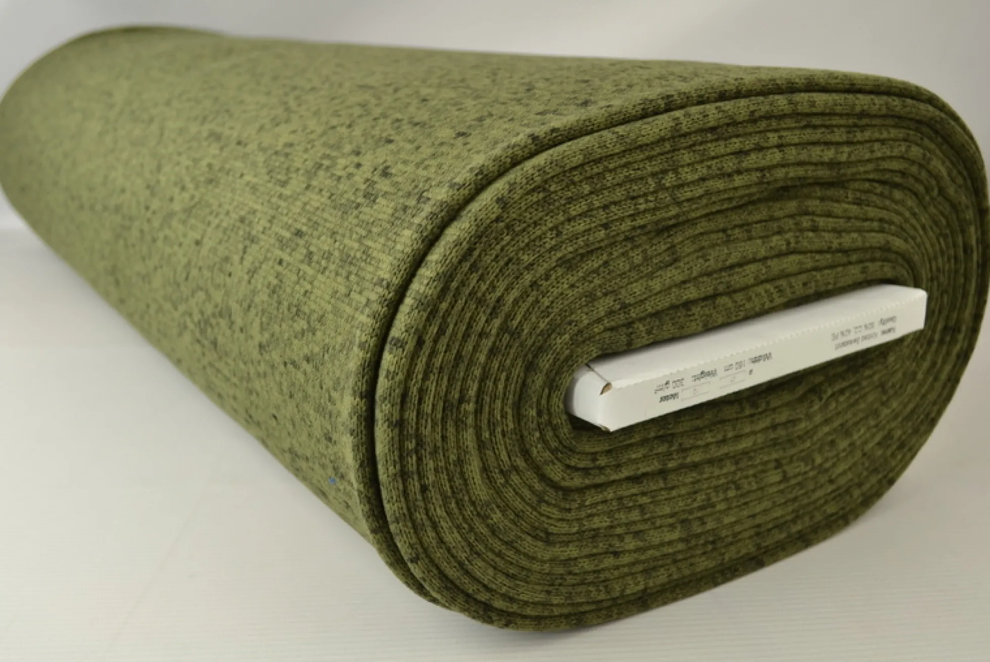 Gebreide sweaterstof – Groen melange