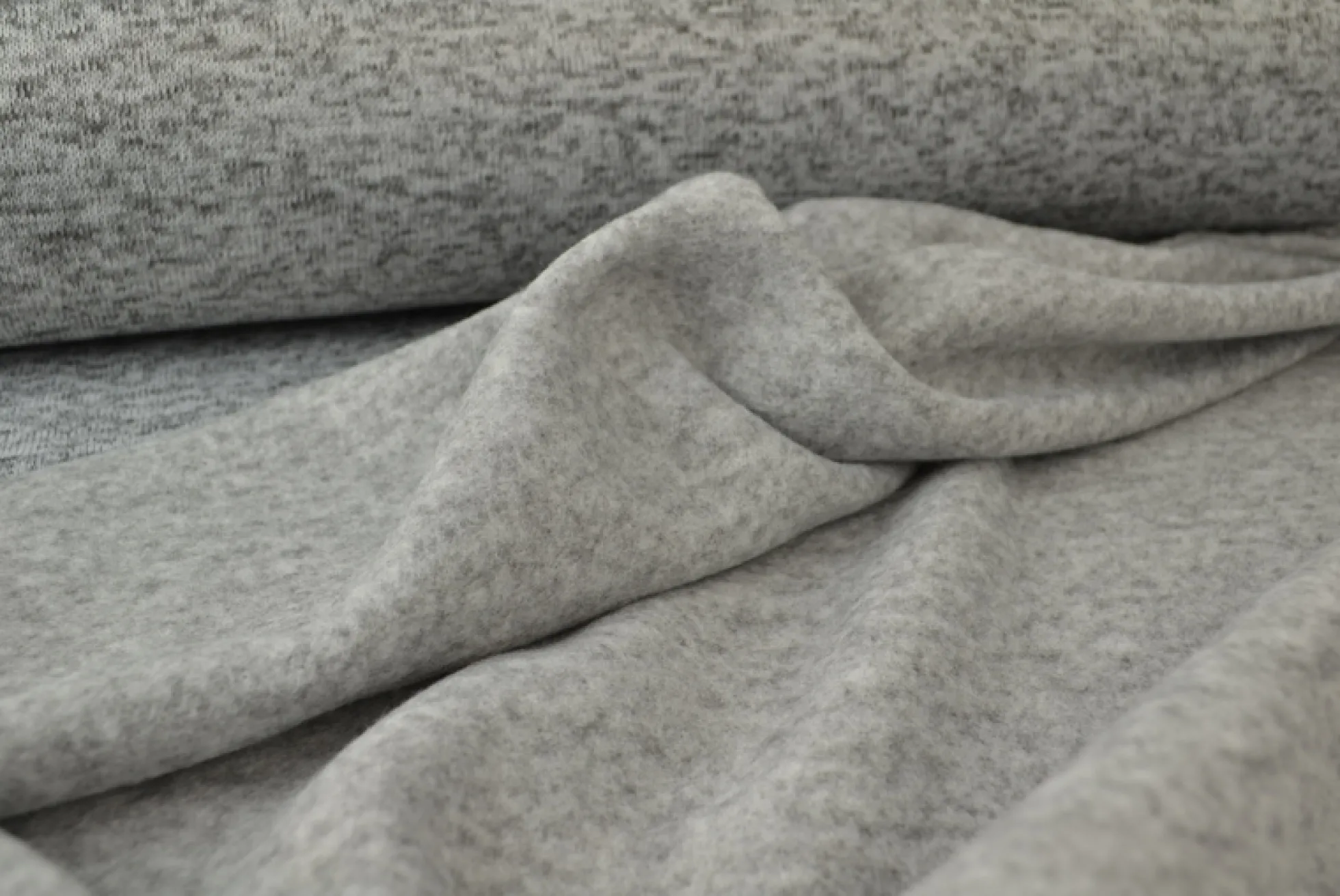 Gebreide sweaterstof – Navy melange