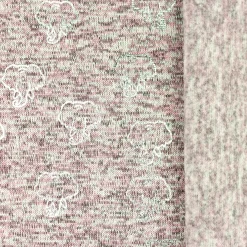Gebreide sweaterstof – Roze olifantjes