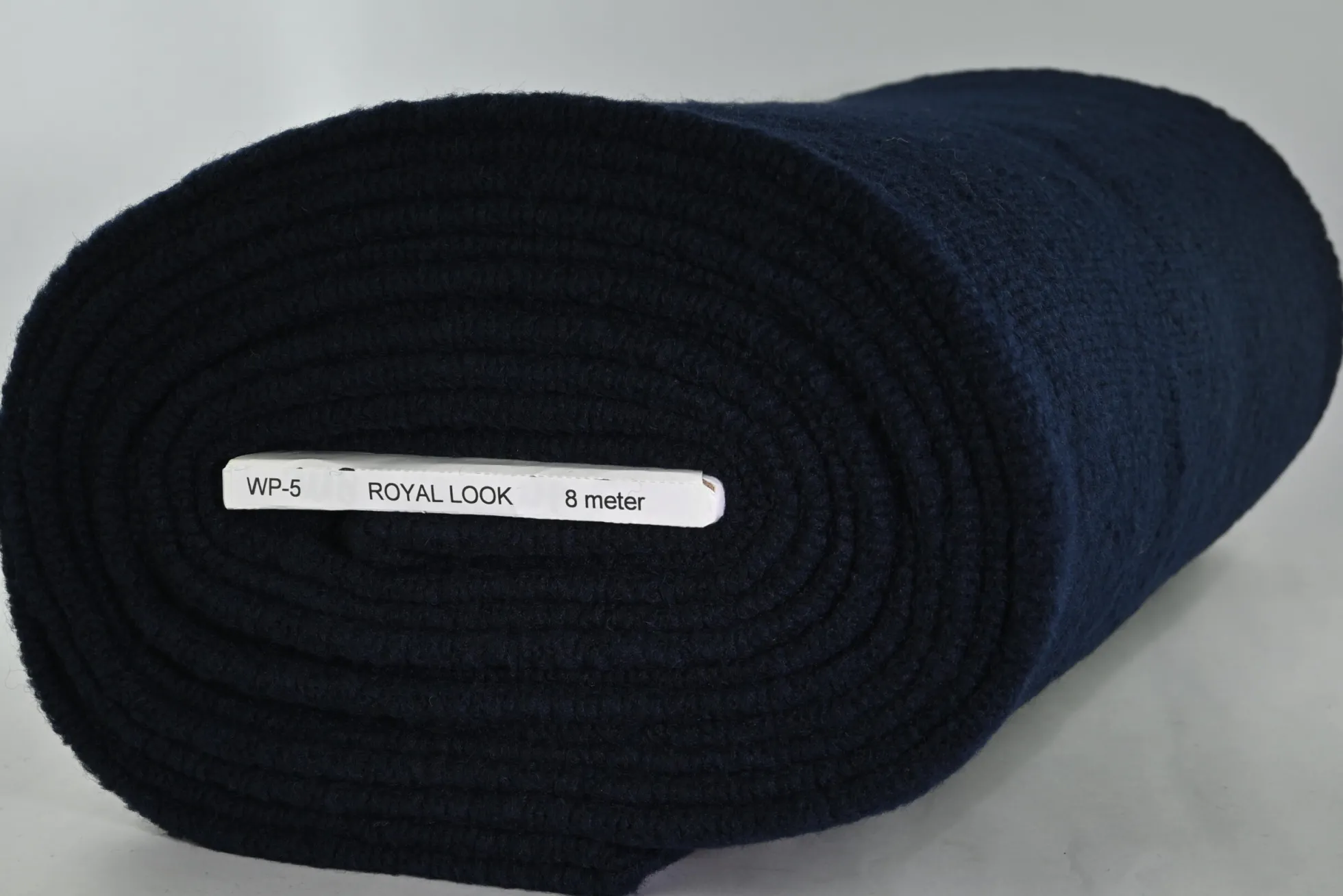 Gebreide wollen stof – Navy
