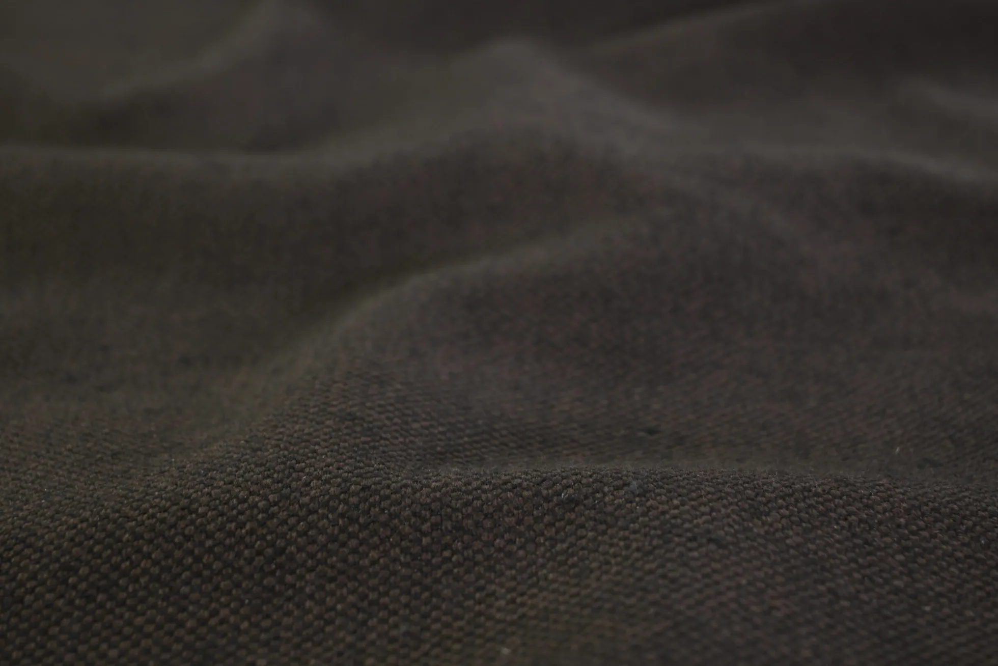 Gewassen canvas – Donkerbruin