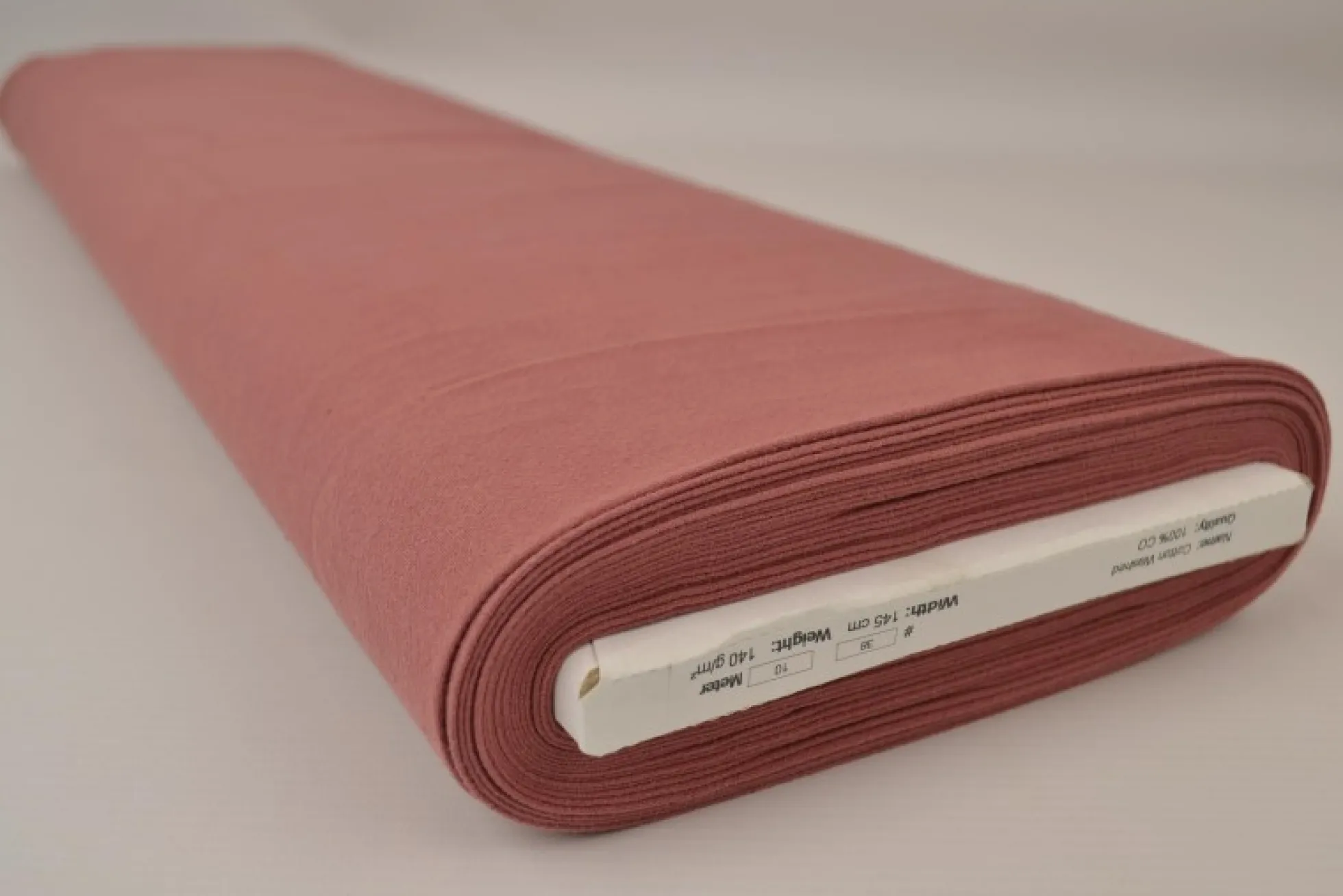 Gewassen katoen / Stonewashed – Donker oudroze