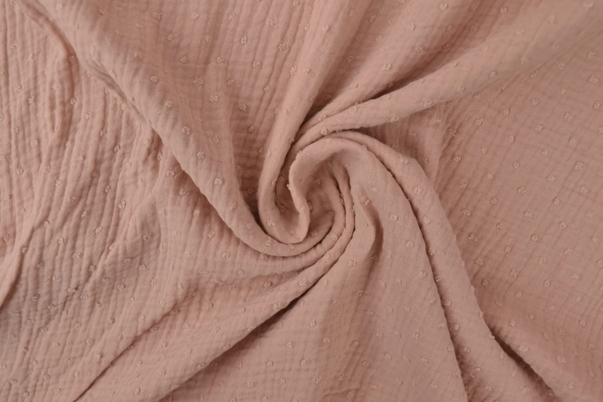 Hydrofiel / Mousseline dobby – Dusky roze