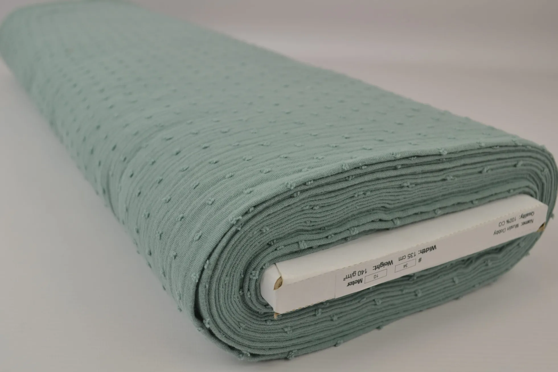 Hydrofiel / Mousseline dobby – Oud groen