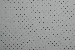 Hydrofiel / Mousseline dobby – Wit met groene stippen