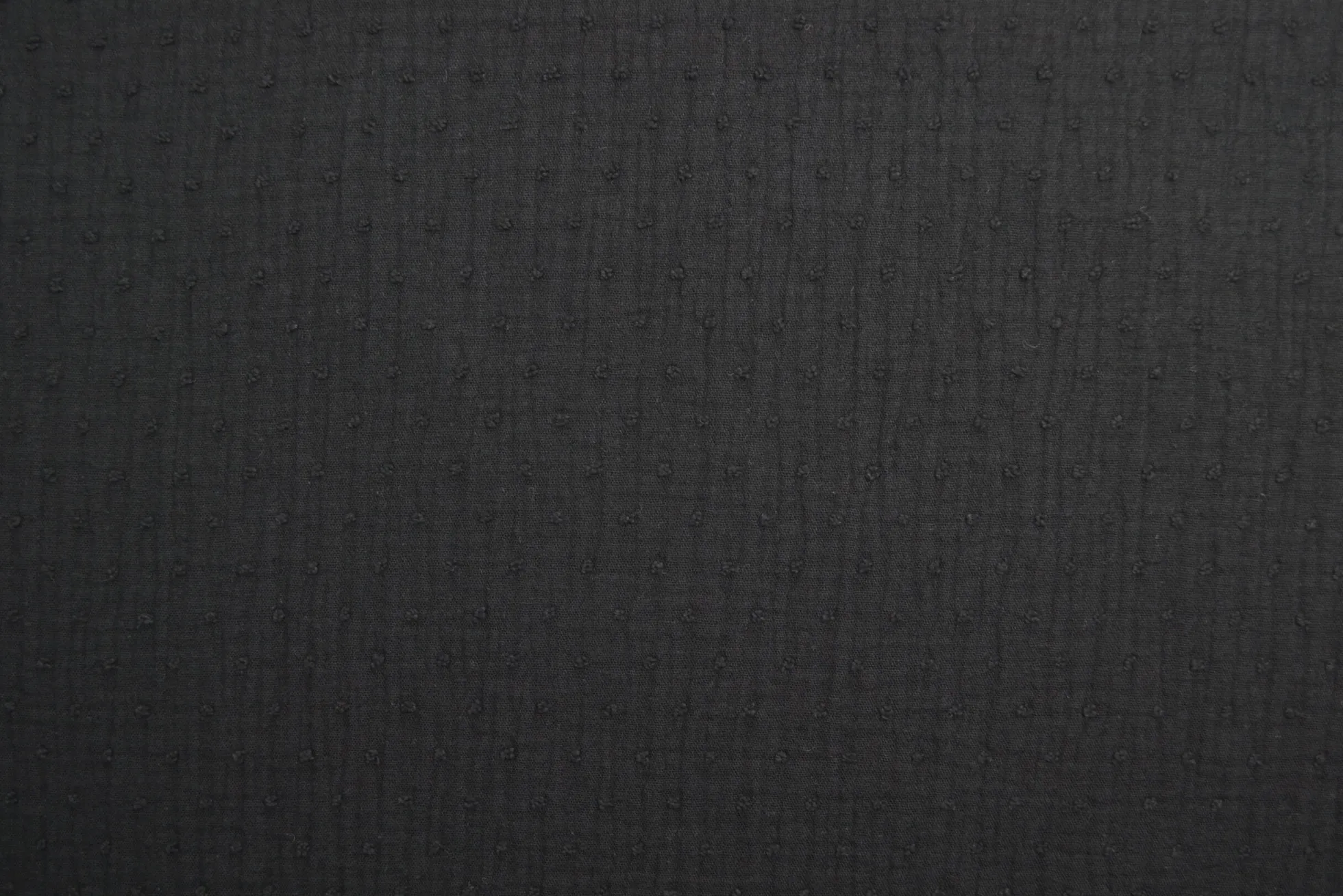 Hydrofiel / Mousseline dobby – Zwart