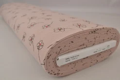 Hydrofiel / Mousseline – Lijnbloesem dusky roze