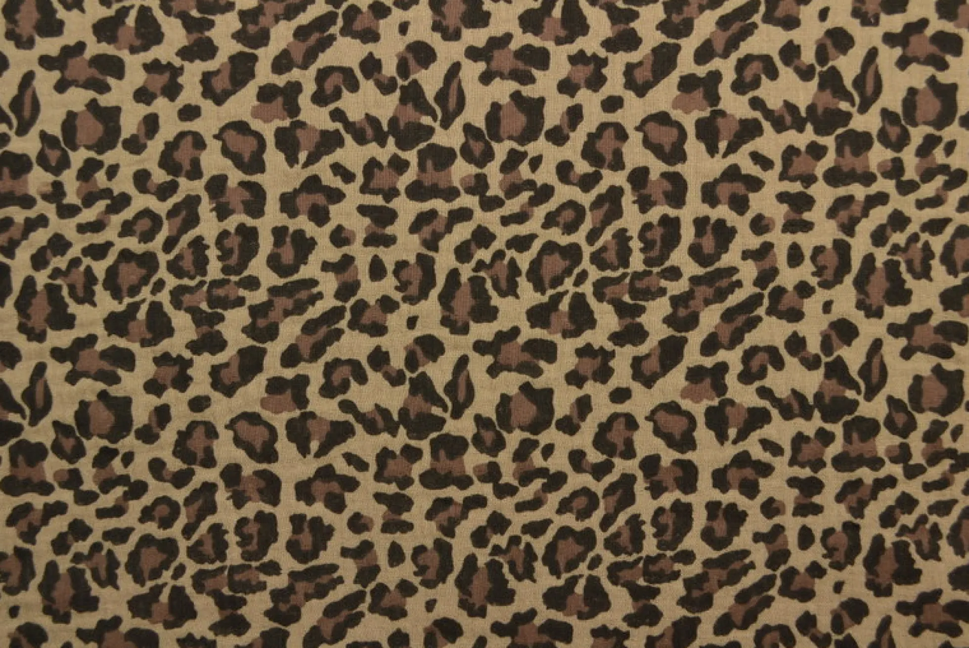 Hydrofiel / Mousseline – Luipaard taupe