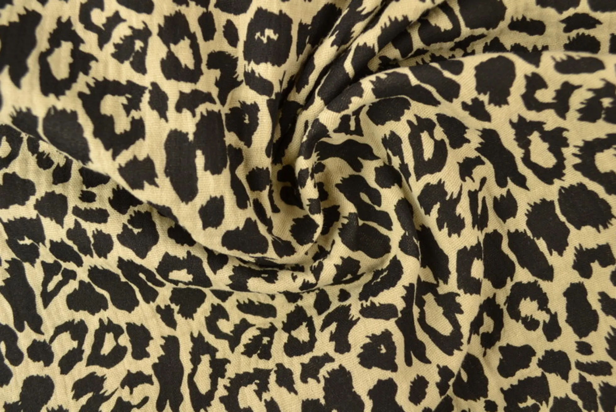 Hydrofiel / Mousseline – Panter beige