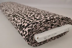 Hydrofiel / Mousseline – Panter dusky roze