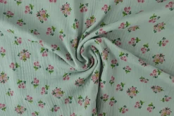 Hydrofiel / Mousseline – Rozen oudgroen