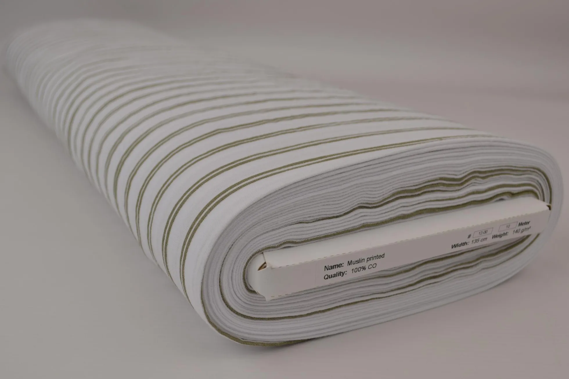 Hydrofiel / Mousseline – Strepen wit