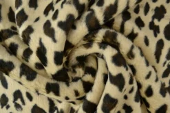 Imitatiebont / Faux fur – Animal spots champagne