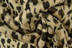 Imitatiebont / Faux fur – Animal spots beige