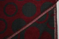 Jacquard Gobelin – Burgundy dot