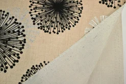 Jacquard Gobelin – Dandelion black on sand