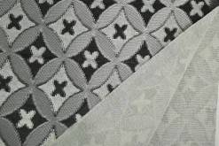 Jacquard Gobelin – Geo Noir silver
