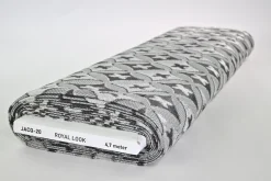 Jacquard Gobelin – Geo Noir silver