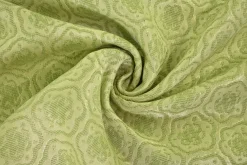 Jacquard Gobelin – Pastel green medallion