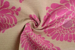 Jacquard Gobelin – Pink flower natural
