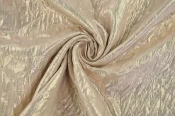 Jacquard jassenstof – Champagne metallic