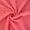 Jacquard jersey – Flower lines roze