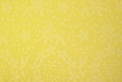 Jacquard jersey – Flowers geel