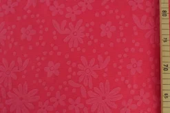 Jacquard jersey – Flowers roze