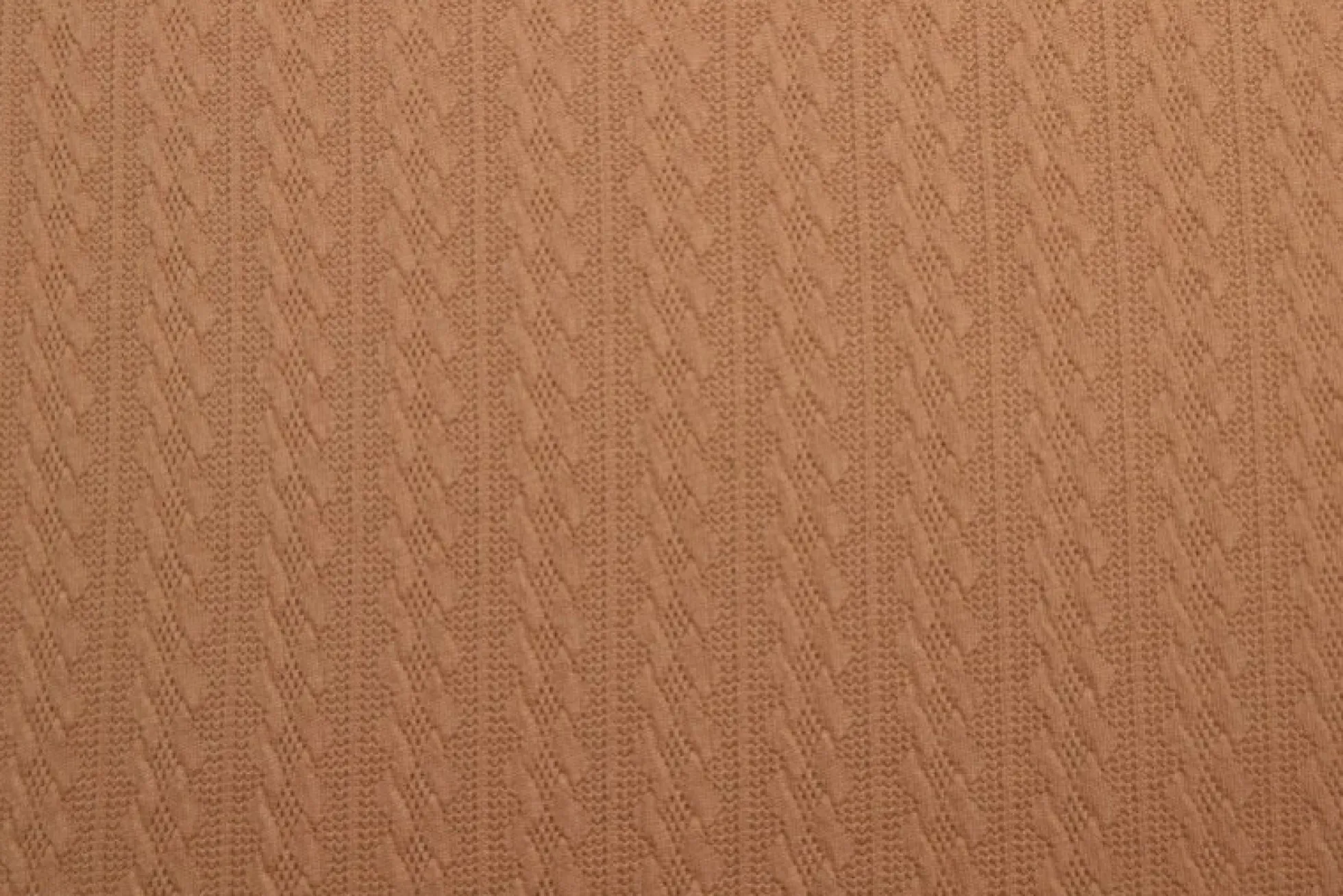 Jacquard jersey kabel – Beige