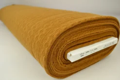 Jacquard jersey kabel – Donker oker
