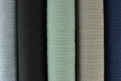 Jacquard jersey kabel – Donkergrijs
