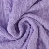 Jacquard jersey kabel – Lavendel