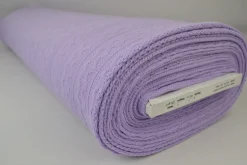 Jacquard jersey kabel – Lavendel