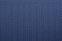 Jacquard jersey kabel – Navy